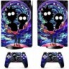 Autocollant HK Studio Hippie Metaverse pour PS5 Disc Edition et Digital Edition - Étanche, sans bulles, comprenant 2 skins de co