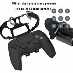 Adaptateur de boutons arrière EXknight Leverback V2 pour manette PS5 | Compatible avec les poignées de pouce (noir)