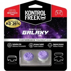 KontrolFreek FPS Freek Galaxy Purple pour PlayStation 4 (PS4) et PlayStation 5 (PS5) | Joysticks de performance | 1 haut, 1 mi-h