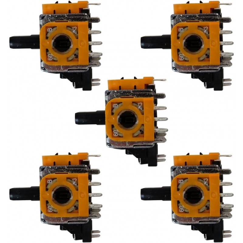 GRABOTE 5X Module de capteur de pouce analogique 3D pour manette PS5