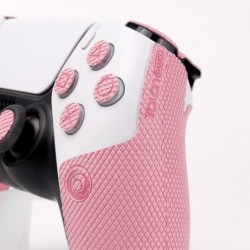 Poignées de contrôleur TALONGAMES compatibles avec PlayStation 5 DualSense, kit de peau texturée antidérapante et absorbante de 