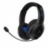 Casque de jeu stéréo sans fil PDP AIRLITE PRO avec microphone antibruit : compatible avec console PS5/PS4/PS3/PC Windows 10, cas