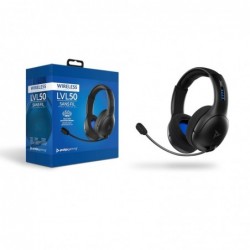 Casque de jeu stéréo sans fil PDP AIRLITE PRO avec microphone antibruit : compatible avec console PS5/PS4/PS3/PC Windows 10, cas