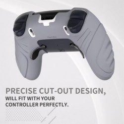 PlayVital Guardian Edition Coque de protection ergonomique en silicone antidérapante pour manette PS5 Edge, protection en caoutc