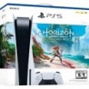 Pack Console PS5 Horizon Forbidden West Version Disque Playstation 5 - Jeux sur TV 4K, 16 Go. RAM GDDR-6, sortie 8K, WiFi 6. SSD