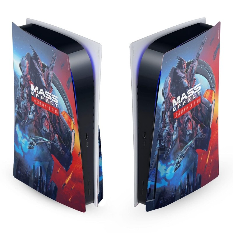 Head Case Designs Autocollant en vinyle pour façade de jeu sous licence officielle EA Bioware Mass Effect Key Art Legendary Grap