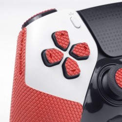 Poignées de contrôleur TALONGAMES compatibles avec PlayStation 5 DualSense Edge, kit de peau texturée antidérapante et absorbant