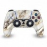 Autocollant en vinyle à motif marbre blanc, doré et gris Head Case Designs pour console Sony PlayStation 5 PS5 Slim Digital Edit