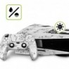 Autocollant en vinyle à motif marbre blanc, doré et gris Head Case Designs pour console Sony PlayStation 5 PS5 Slim Digital Edit