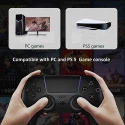 Bouton arrière DOYO pour manette PS5 DualSense - Fonctions Turbo et Macro programmables, LED RVB, configuration Plug & Play faci