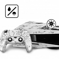 Head Case Designs sous licence officielle Haroulita Sun Moon And Stars Art Mix Sticker en vinyle pour manette de jeu compatible 