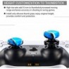 Rallonge de joystick FPS x 2 et housse de poignée en caoutchouc et silicone d'impression x 4 pour manette PS5 Dualsenese et PS4 