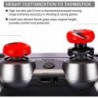 Rallonge de joystick FPS x 2 et housse de poignée en caoutchouc et silicone d'impression x 4 pour manette PS5 Dualsenese et PS4 