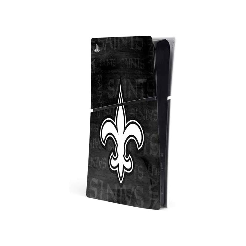 Skinit Decal Gaming Skin Compatible avec la console PS5 Slim Digital Edition - Design noir et blanc sous licence officielle NFL 