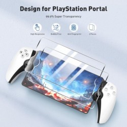 Ensemble d'accessoires 3 en 1 Foluck compatible avec Playstation Portal, étui de transport EVA pour PS5 Portal, housse de protec