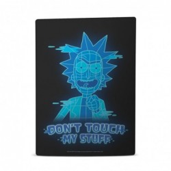 Head Case Designs Autocollant de protection en vinyle pour façade de jeu Rick And Morty Don't Touch My Stuff Graphics sous licen