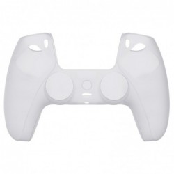 Coque en silicone antidérapante transparente PlayVital Pure Series pour manette PS5, étui en caoutchouc souple pour manette sans