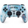 Skinit Decal Gaming Skin Compatible avec le contrôleur PS5 DualSense Edge Pro - Design Disney Lilo et Stitch Stay Weird sous lic