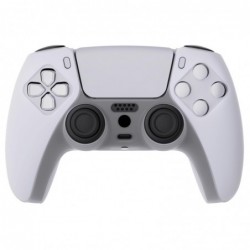 Coque en silicone antidérapante transparente PlayVital Pure Series pour manette PS5, étui en caoutchouc souple pour manette sans