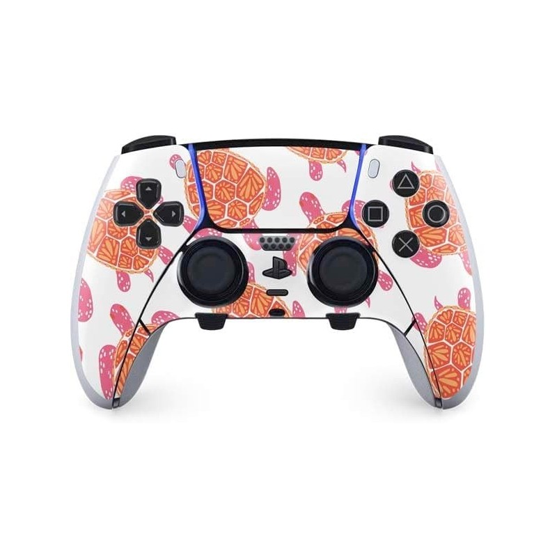 Skinit Decal Gaming Skin Compatible avec la manette PS5 DualSense Edge Pro - Tortues de mer sous licence officielle par Cat Coq 