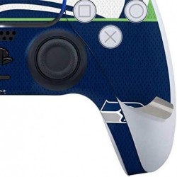 Skinit Decal Gaming Skin Compatible avec le contrôleur PS5 - Design de bloc de zone Seattle Seahawks NFL sous licence officielle