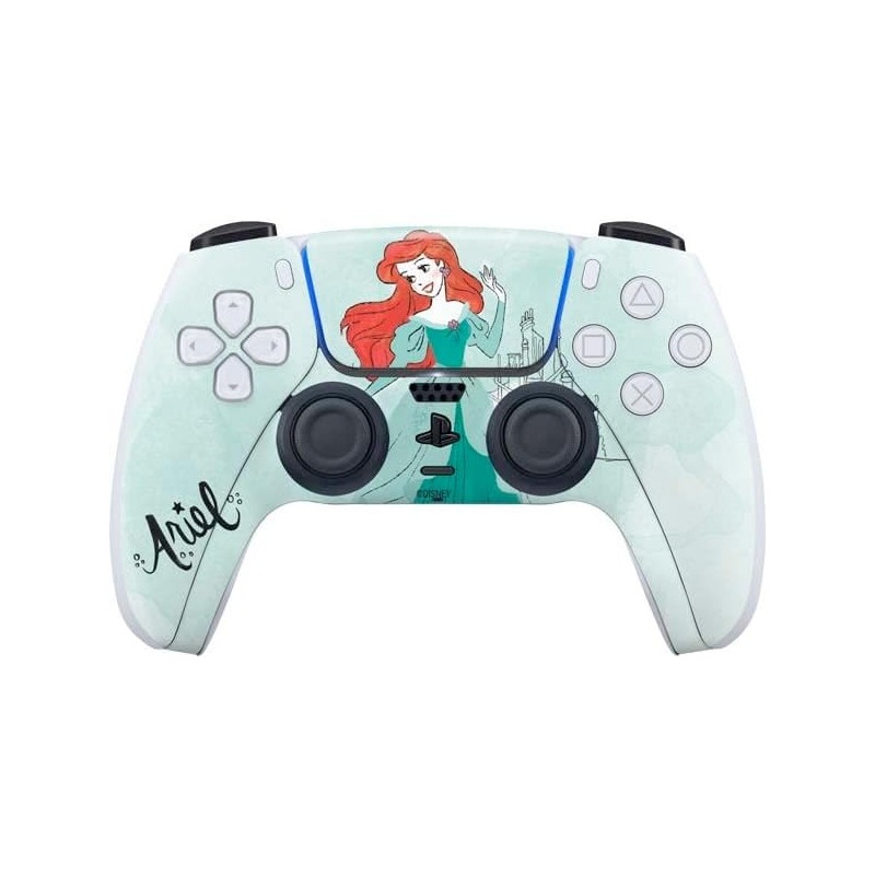 Skinit Decal Gaming Skin Compatible avec le contrôleur PS5 - Design Disney Princess Ariel sous licence officielle