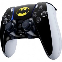 Skinit Decal Gaming Skin Compatible avec le contrôleur PS5 DualSense Edge Pro - Logo du film Batman DC Comics 1989 sous licence 