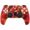 Skinit Decal Gaming Skin Compatible avec le contrôleur PS5 - Design de pose d'action Flash DC Comics sous licence officielle