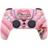 Skinit Decal Gaming Skin Compatible avec le contrôleur PS5 - Design de cœurs roses en fleurs Powerpuff Girls de Cartoon Network 