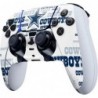 Skinit Decal Gaming Skin Compatible avec le contrôleur PS5 DualSense Edge Pro - Design Blue Blast des Dallas Cowboys sous licenc